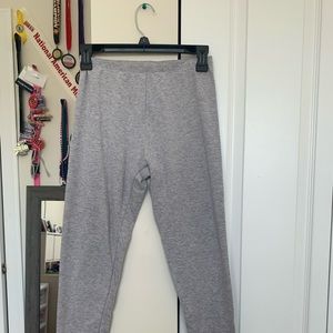 Gray leggings
